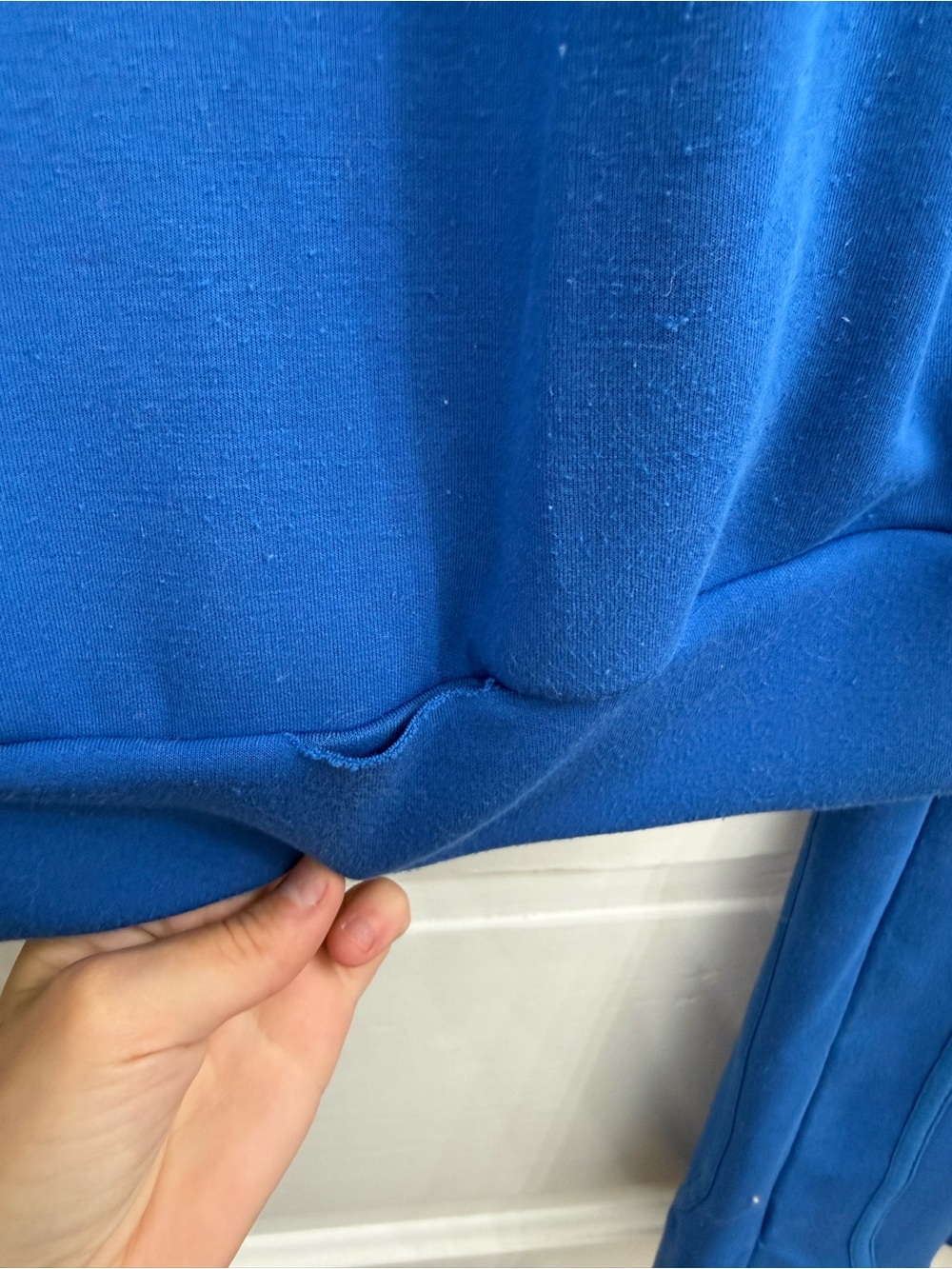 Simply Southern Bright Blue Wide-Leg Sweatpants Set - Picture 3 of 3